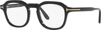 Tom Ford 49mm Round optical glasses in Black at Nordstrom