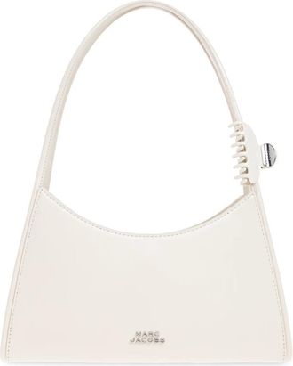 Marc Jacobs Schoudertas The Claw - Dames - Schoudertassen - Beige - ONE Size - Leer - Tassen