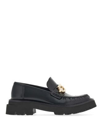 Ferragamo Gancini-Plaque Loafers