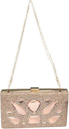 Lauren Lorraine Sheena Clutch in Rose Gold at Nordstrom