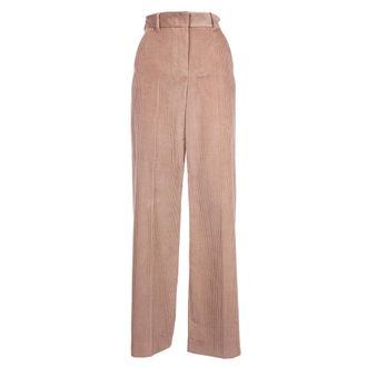 Max Mara Wide Trousers, female, Brown, XS, Pantaloni Tania