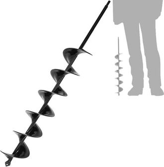 OEM Punta Da Trapano A Coclea Da 50 Mm/450 Mm Per Piantare - Coclea Da Giardino Easy Planter - Coclee Per Bulbi E Piante Da Aiuola