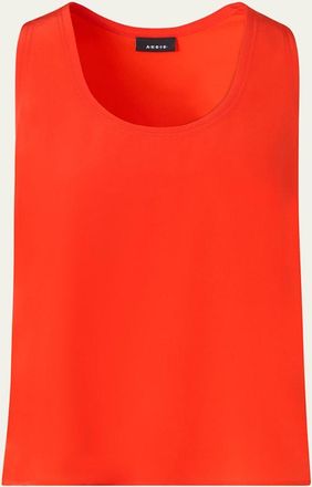 Akris Silk Scoop-Neck Tank Top