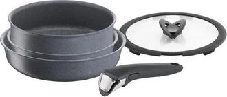 Lagostina Lagostina Ingenio Mineralis Set Bater&iacute;a De Cocina Gris