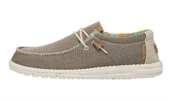 Hey Dude Mens Wally Eco Sox Loafers In Desert Brown
