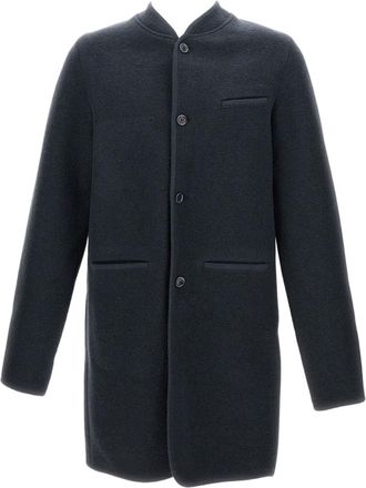 Rier Long Coat With Traditional Loden Finish And Modern Fit