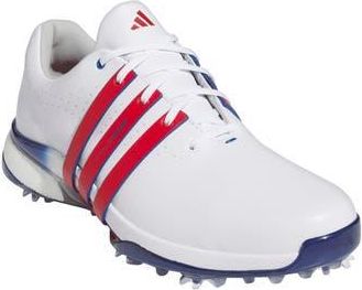 adidas Tour360 24 Golf Shoe in White/Scarlet/Royal Blue at Nordstrom Rack, Size 12