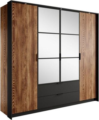 Mirjan24 Armario Flodale 101, 210x224x59cm, Puertas De Armario: Con Bisagras, N&uacute;mero De Estantes: 0