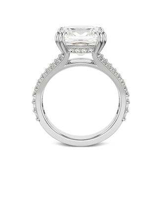 Swarovski embellished ring - White