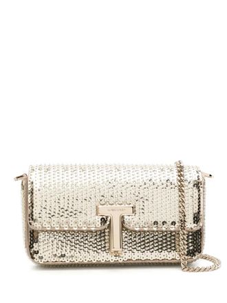 Tom Ford Wallis mini bag - women - Other fibres - One Size - Gold