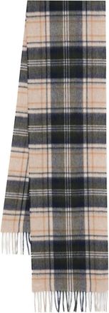 Barbour Tartan Wool And Cashmere Scarf