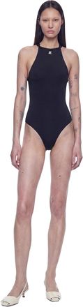 Courr&egrave;ges Buckle Cut-Out Swimsuit