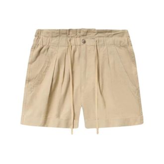 Isabel Marant Nirma Shorts - Dames - Bermuda - Beige - M - Katoen - Korte Broeken