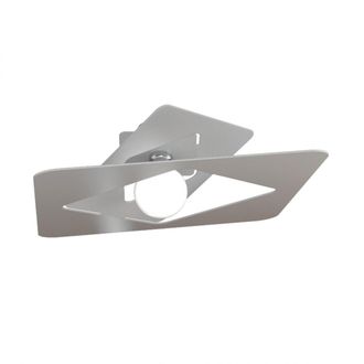 Top-Light Top-light - Plafoniera Industrial-minimal Wacky Metallo Grigio 1 Luce E27