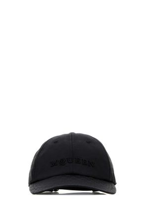 Alexander McQueen Alexander Mcqueen Black Nylon Baseball Cap