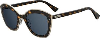 Moschino MOS050/S 086/KU Womens Sunglasses Tortoiseshell Size 51