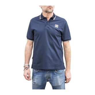 Aquascutum Heren, Tops, Blauw, Maat: M