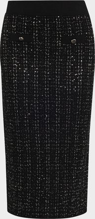 Veronica Beard Corbin Knit Midi Skirt