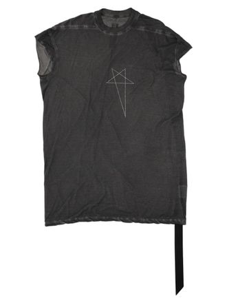 Rick Owens Washed Black Rick S Jumbo Oversized Cotton T-Shirt