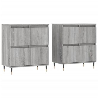 Berkfield Home Sideboards 2 pcs Grey Sonoma Engineered Wood