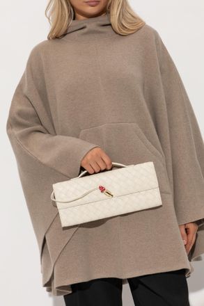 Bottega Veneta Clutch Bag Andiamo, Womens, Cream