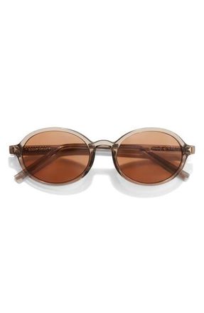 & Other Stories Oval Sunglasses in Mole Medium Dusty at Nordstrom