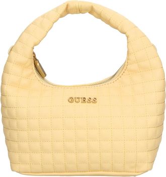 Guess Eco Erica Schoudertas - Dames - Handtassen - Geel - ONE Size - Leer - Tassen