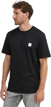 Msgm Katoenen T-shirt - Heren - T-shirts - Zwart - M - Katoen - Tops