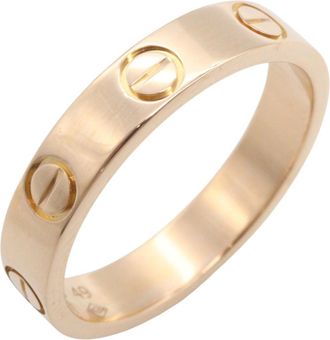 Cartier Gold Pink Gold (18K) Band Ring (Pre-Owned)