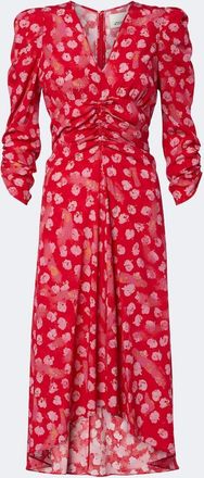 Isabel Marant Albini floral silk-blend midi dress