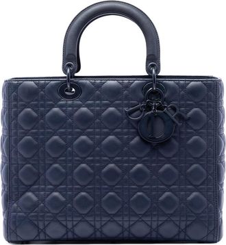 Dior Pre-owned Dior Large Ultra Matte Calfskin Cannage Lady Satchel Ladies 3S7O69QFDUXTV1Y1