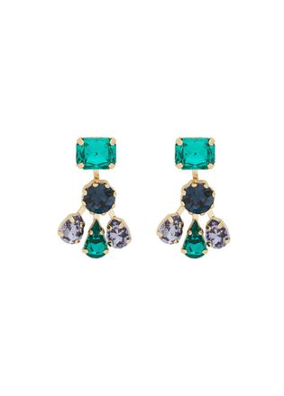 Rosantica Crystal-embellished Drop Earrings - Multicoloured - One Size