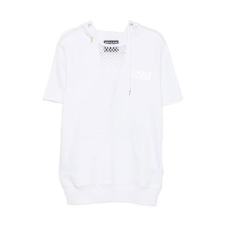 Versace Jeans Couture Dames, Sweatshirts & Hoodies, Wit, Maat: S
