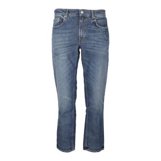 Department Five Slim-fit Jeans, male, Blue, Size: W34 Denim Shorts for Stylish Looks