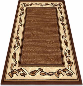 RugsX Alfombra Bcf Morad Filip Cl&aacute;sico - Marr&oacute;n Brown 200x300 Cm