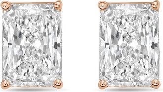 Diana M. Jewels 14Kt Rose Gold 1.50 cts Lab Grown Radiant Cut Diamond Studs