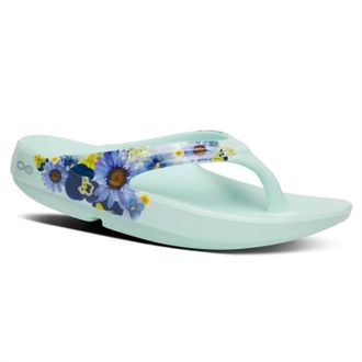 Oofos Womens Oolala Limited Thong Sandals In Mint