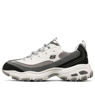 Skechers DLites 1.0 Low-Top Running Shoes Black/Grey 237153-BKGY