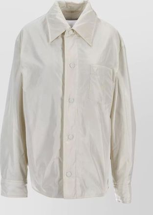 Ami padded overshirt jacket heart chest pocket