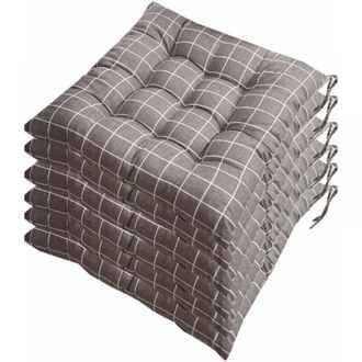 OEM Juego De 6 Cojines Para Sillas De 40x40 Cm / 16 Pulgadas Para Restaurante, Jard&iacute;n O Cocina