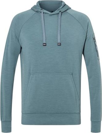 super.natural Favourite Pocket Hoodie Merinohoodie f&uuml;r Herren | t&uuml;rkis