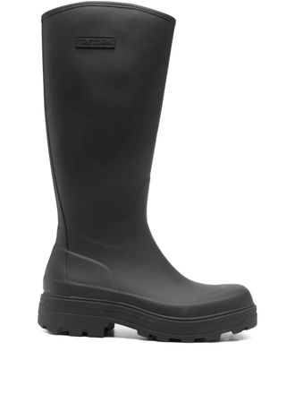 Tretorn Halla lug-sole boots - women - Rubber/Fabric/Rubber - 36 - Black