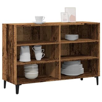 Berkfield Home Sideboard Old Wood 103.5x35x70 cm Engineered Wood in Brown