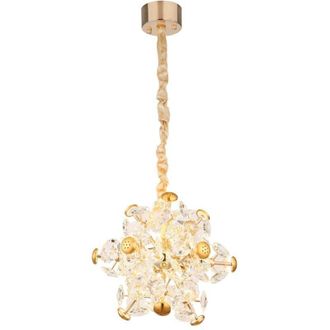 Globo Lighting Globo - L&aacute;mpara Colgante - Floriella - Dorado - Vidrio - &Oslash; 40cm