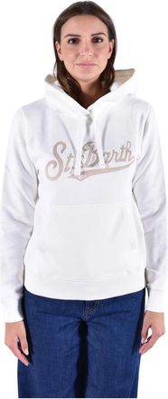 MC2 Saint Barth Casual Virginia Dames Hoodie Sweatshirt - Dames - Hoodies - Wit - XS - Katoen - Hoodies & sweatvesten