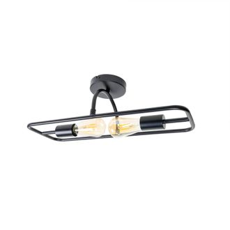 Lucande L&aacute;mpara De Pared tornike En Negro Metal - Lucande