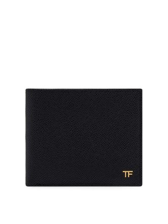 Tom Ford Leather wallet with gold detail