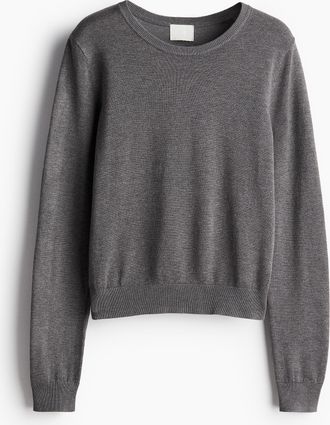 H&M Feinstrickpullover - Grau