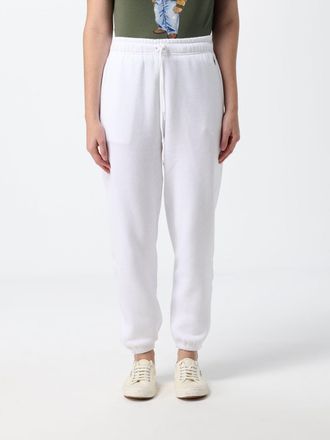Polo Ralph Lauren Pantaloni jogging in cotone a gamba dritta con logo