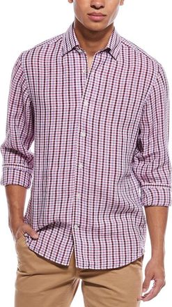 Robert Talbott Morgan Check Linen Shirt